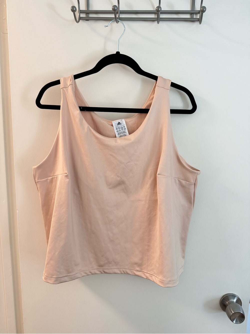 adidas Light Blush Pink Scoop Neck Tank Top